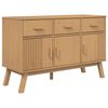 vidaXL Sideboard "OLDEN" Brown 114x43x73,5 cm Solid Wood Pine