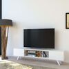 Homemania TV Stand Dore 160x29.7x40.6 cm White and Walnut