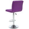 vidaXL Bar Stools 2 pcs Purple Faux Leather
