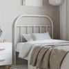 vidaXL Metal Replace Headboard White 80 cm