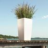 LECHUZA Planter Cubico Color 40 ALL-IN-ONE White 13150