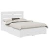 vidaXL Bed Frame with Drawer White 160 x 200 cm Engineered Wood