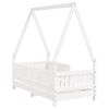 vidaXL Kids Bed Frame White 70x140 cm Solid Wood Pine