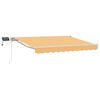 vidaXL Manual Awning Frame with LEDs Sand 2.5 x 2 m