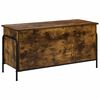 vidaXL Storage Box Smoked Oak 100 x 40 x 49.5 cm Engineered Wood