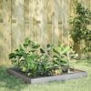 vidaXL Garden Raised Bed 100x100x18.5 cm Galvanised Steel