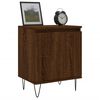 vidaXL Bedside Cabinet Brown Oak 40x30x50 cm Engineered Wood