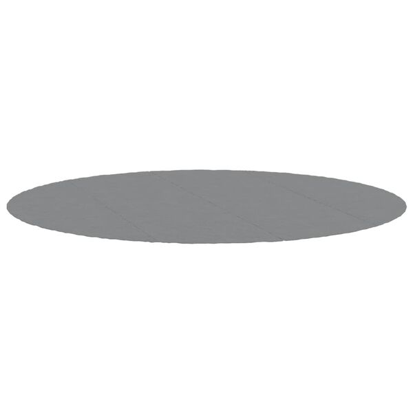 vidaXL Pool Ground Cloth Light Grey Ø500 cm Polyester Geotextile