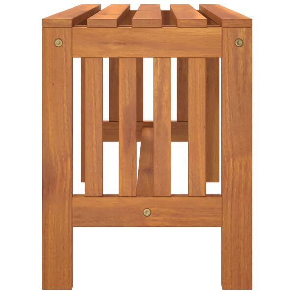 vidaXL Garden Bench 80 cm Solid Wood Eucalyptus