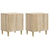 vidaXL Bedside Cabinet 2 pcs Sonoma Oak 43 x 34.5 x 50 cm