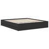 vidaXL Bed Frame with Drawer Black 180 x 200 cm Engineer Wood
