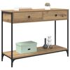 vidaXL Console Table Artisan Oak 100 x 34.5 x 75 cm Engineered Wood