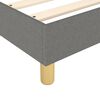 vidaXL Box Spring Bed Frame Dark Grey Single Fabric (UK/IE/FI/NO only)