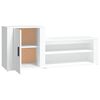 vidaXL Shoe Cabinet White 130x35x54 cm Engineered Wood