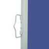 vidaXL Patio Retractable Side Awning 100x500 cm Blue