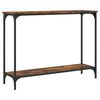 vidaXL Console Table Smoked Oak 101x30,5x75 cm Engineered Wood