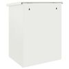 vidaXL Parcel Drop Box with Storage White 47.5 x 38 x 59 cm Steel