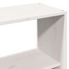 vidaXL Bookcase Bed without Mattress White 140x200 cm Solid Wood