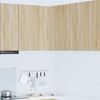 vidaXL Hanging Cabinet Sonoma Oak and White 57 x 57 x 80 cm