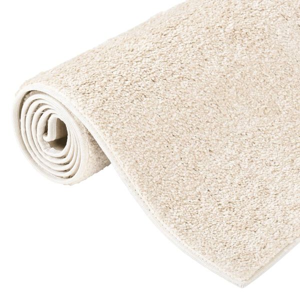 vidaXL Soft Pile Rug Anti-slip 67x180 cm Beige