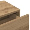 vidaXL Wall Shelf with Drawers Artisian Oak 80x33x17 cm Engineered Wood