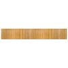 vidaXL Rug Rectangular Natural 80x500 cm Bamboo