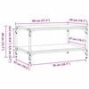 vidaXL Coffee Table Old Wood 80 x 50 x 40 cm Engineered Wood