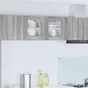 vidaXL Hanging Cabinet Grey Sonoma 40 x 31 x 40 cm Engineered Wood