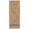 vidaXL Storage Bed Frame with Drawer Artisan oak 236.5 x 90 x 31.5 cm