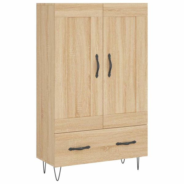 vidaXL Highboard Sonoma Oak 69.5x31x115 cm Engineered Wood