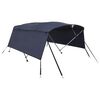 vidaXL 4-bow Bimini Top with Sidewalls 243x(230-244)x137 cm