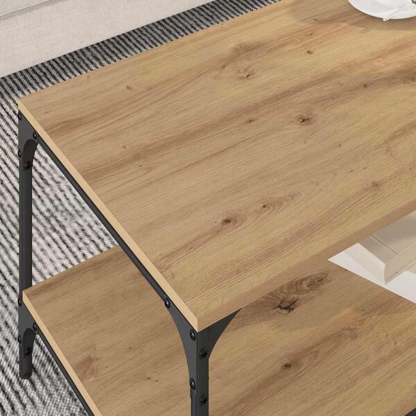 vidaXL Coffee Table Artisan Oak 81 x 50 x 40 cm Engineered Wood
