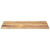 vidaXL Table Top 120x70x2.5 cm Rectangular Solid Wood Mango