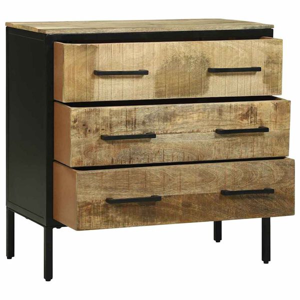 vidaXL Sideboard Brown 70 x 35 x 70 cm Solid Mango wood