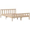 vidaXL Bookcase Bed without Mattress 120x190 cm Small Double Solid Wood Pine