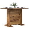 vidaXL Dining Table Old Wood 110x60x75 cm Engineered Wood
