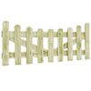 vidaXL Garden Gates 2 pcs Impregnated Pinewood 150x60 cm