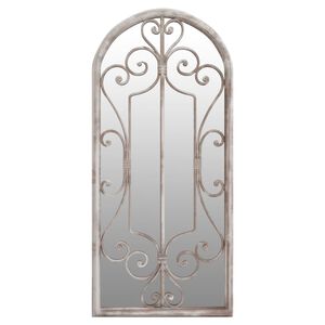 vidaXL Mirror | Sand | Iron, glass | 100 x 45 cm | Decorative Inlays | Mirror