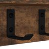 vidaXL Wall-Mounted Coat Rack Smoked Oak 60 x 10.5 x 10.5 cm
