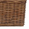 vidaXL Planter Basket with Storage 3 pcs Brown