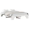 vidaXL Bed Frame White 150 x 200 cm Solid Pine Wood