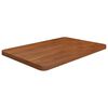 vidaXL Bathroom Countertop Dark Brown 60x40x2.5cm Treated Solid Wood