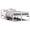 vidaXL Senior Bed with Headboard without Mattress White 120x200 cm