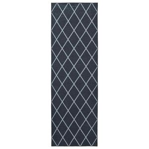 vidaXL Rug Runner ORIZ 1150 gsm Black Diamond Pattern