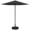 vidaXL Garden Parasol with Base Rectangular 2.3 x 2.3 m Polyester