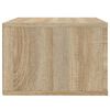 vidaXL Wall-mounted Bedside Cabinet Sonoma Oak 50x36x25 cm