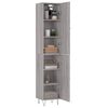 vidaXL Highboard Grey Sonoma 34.5x34x180 cm Engineered Wood