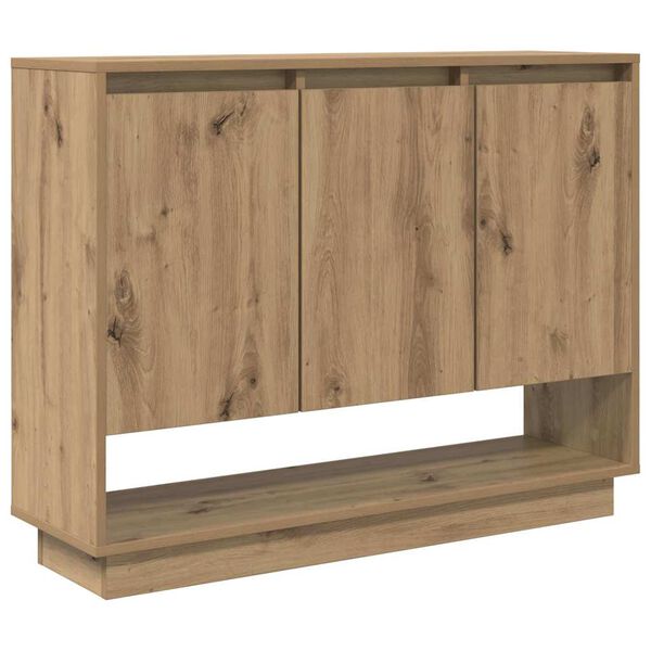 vidaXL Sideboard Artisan Oak 97 x 29 x 75 cm Engineered Wood