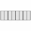 vidaXL Dog Gate 4 pcs Black 80 x 100 cm Galvanised Steel