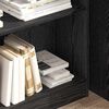 vidaXL Bookshelf Black Oak 80 x 24 x 109 cm Engineered Wood